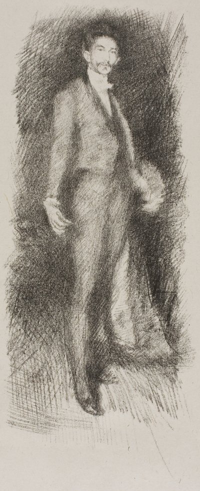 Hrabia Robert de Montesquiou, nr 2 autorstwa James Abbott McNeill Whistler