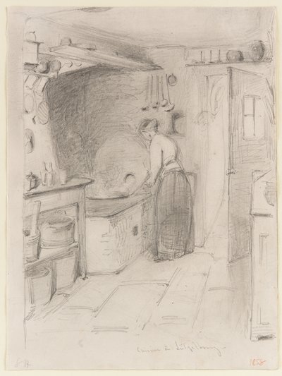Kuchnia Lutzelbourg autorstwa James Abbott McNeill Whistler