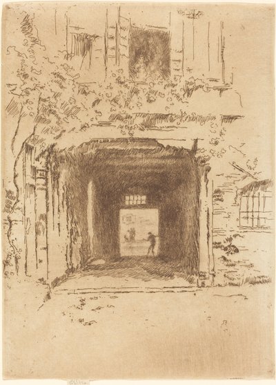Drzwi i winorośl autorstwa James Abbott McNeill Whistler