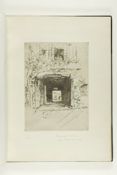 Przysłup i winorośl autorstwa James McNeill Whistler