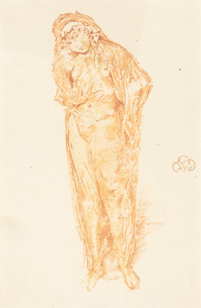 Verhüllte Figur, stehend autorstwa James McNeill Whistler
