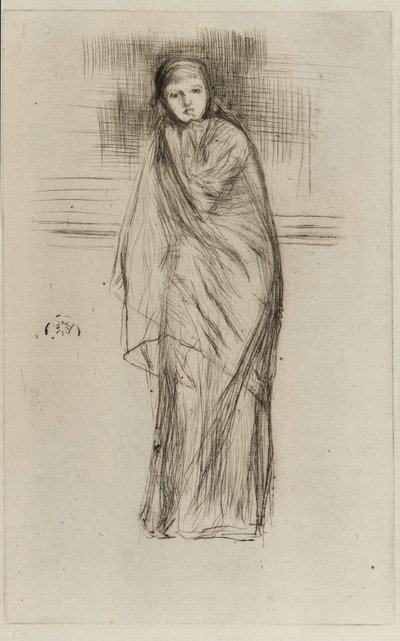 Drapowany model autorstwa James Abbott McNeill Whistler