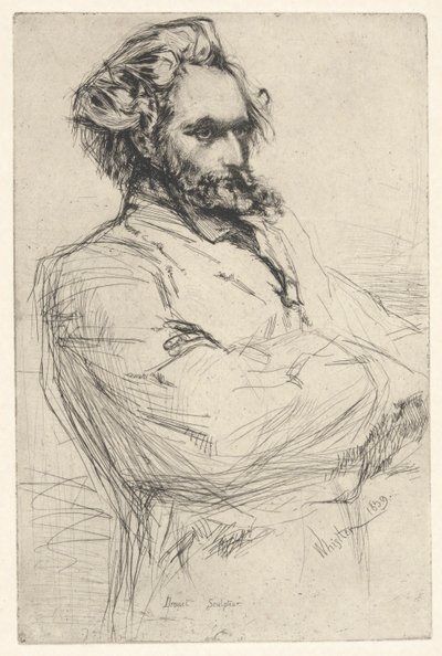 Drouet, Rzeźbiarz autorstwa James Abbott McNeill Whistler