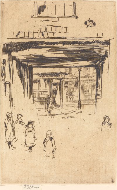 Drury Lane autorstwa James Abbott McNeill Whistler