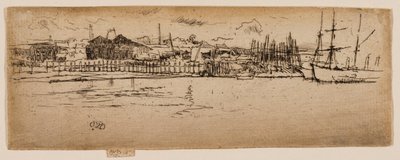 Suche doki, Southampton autorstwa James Abbott McNeill Whistler
