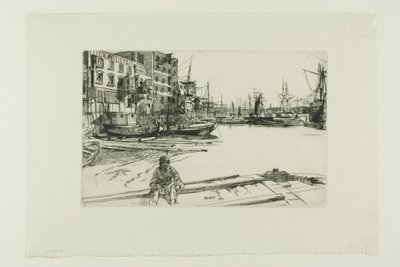 Eagle Wharf autorstwa James Abbott McNeill Whistler