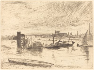 Wczesny poranek, Battersea autorstwa James Abbott McNeill Whistler