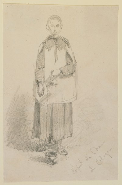Chłopiec z chóru z Kolonii autorstwa James Abbott McNeill Whistler