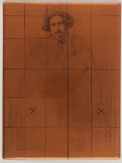 Płyta do wytrawiania: Becquet autorstwa James Abbott McNeill Whistler