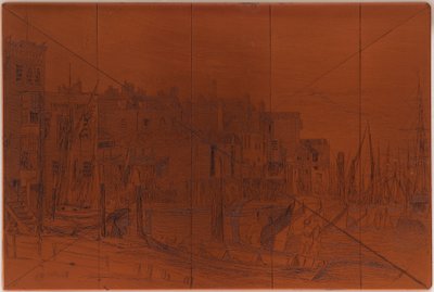 Płyta do wytrawiania: Thames Police autorstwa James Abbott McNeill Whistler