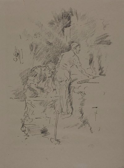 Ojciec i syn autorstwa James Abbott McNeill Whistler