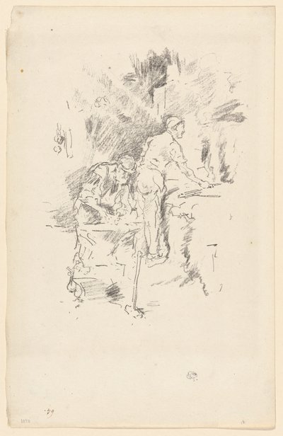 Ojciec i syn autorstwa James Abbott McNeill Whistler