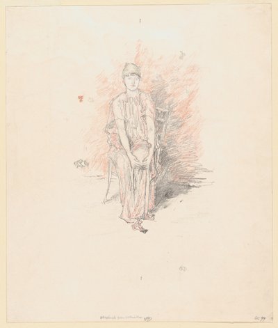 Badanie postaci w kolorach autorstwa James Abbott McNeill Whistler