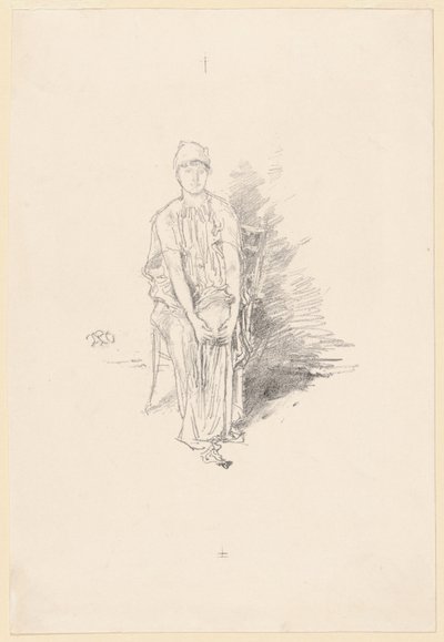 Badanie postaci w kolorach autorstwa James Abbott McNeill Whistler