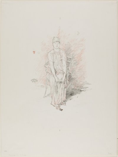 Badanie postaci w kolorach autorstwa James Abbott McNeill Whistler