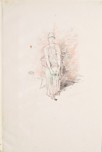 Studium postaci w kolorach autorstwa James McNeill Whistler