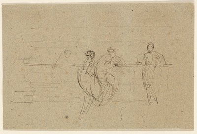 Postacie przy poręczy autorstwa James McNeill Whistler