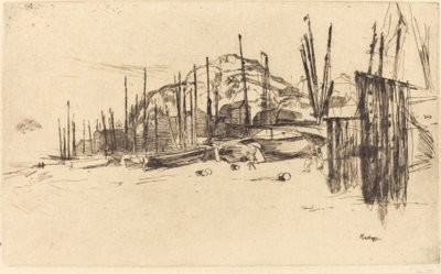 Łodzie rybackie, Hastings autorstwa James Abbott McNeill Whistler