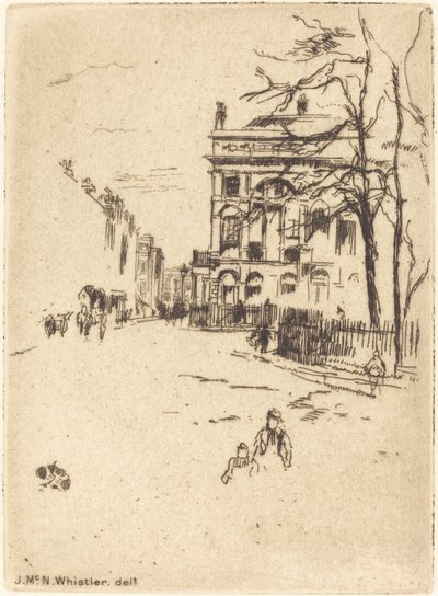 Plac Fitzroya autorstwa James Abbott McNeill Whistler