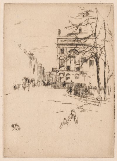 Plac Fitzroya autorstwa James Abbott McNeill Whistler