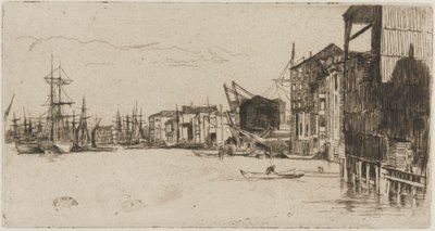 Nabrzeże wolnego handlu autorstwa James Abbott McNeill Whistler