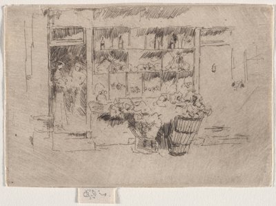 Sklep z owocami autorstwa James McNeill Whistler
