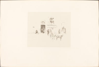 Wesołe drzwi na scenę autorstwa James Abbott McNeill Whistler