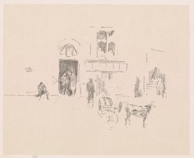 Wesołe drzwi na scenę autorstwa James Abbott McNeill Whistler