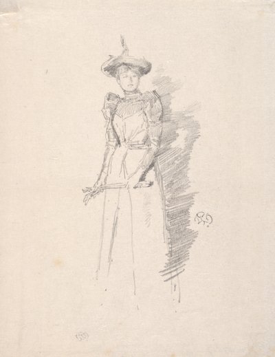 Rękawiczki zamszowe autorstwa James McNeill Whistler