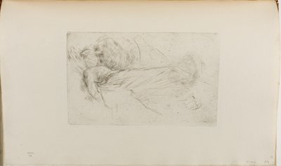 Leżąca dziewczyna autorstwa James Abbott McNeill Whistler