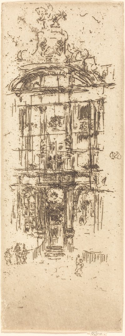 Złoty Dom, Bruksela autorstwa James Abbott McNeill Whistler