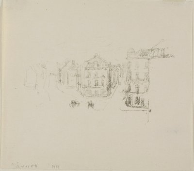 Grand Rue, Dieppe autorstwa James McNeill Whistler