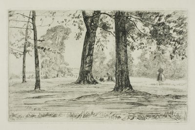 Park Greenwich autorstwa James Abbott McNeill Whistler