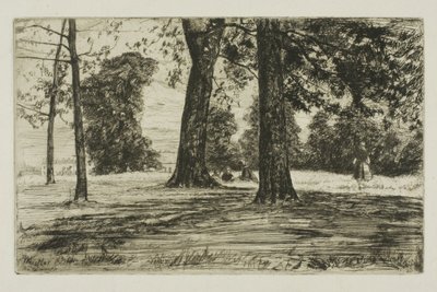 Park Greenwich autorstwa James Abbott McNeill Whistler