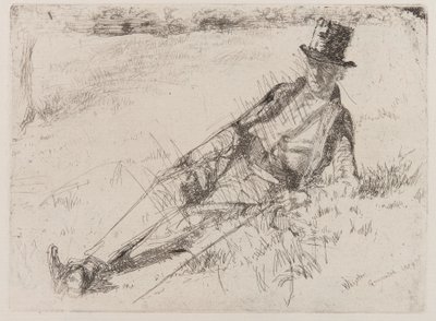 Emeryt z Greenwich autorstwa James Abbott McNeill Whistler