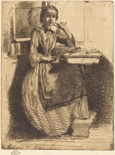 Gretchen w Heidelbergu autorstwa James Abbott McNeill Whistler