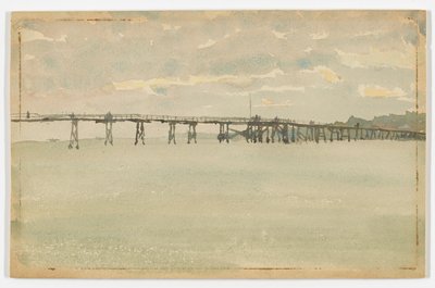 Szare i Srebrne-Pier, Southend autorstwa James Abbott McNeill Whistler