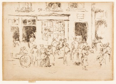 High Street, Bruksela autorstwa James Abbott McNeill Whistler