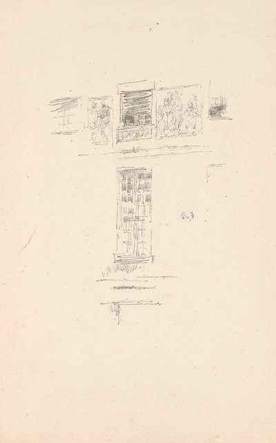 Hôtel Colbert, Windows autorstwa James McNeill Whistler