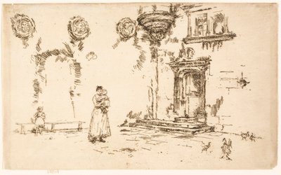 Hotel Lallemant opinie, Bourges autorstwa James McNeill Whistler