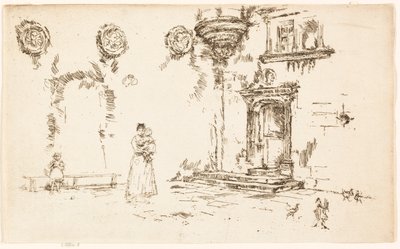 Hotel Lallemant opinie, Bourges autorstwa James McNeill Whistler