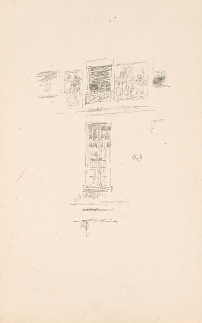 Hôtel Colbert, Windows autorstwa James McNeill Whistler