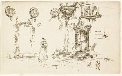 Hotel Lallemant opinie, Bourges autorstwa James Abbott McNeill Whistler
