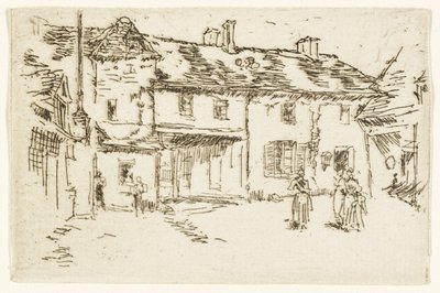 Hotel de la Promenade, Loches autorstwa James Abbott McNeill Whistler
