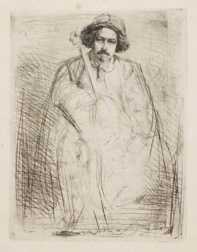 J. Becquet, Rzeźbiarz autorstwa James Abbott McNeill Whistler