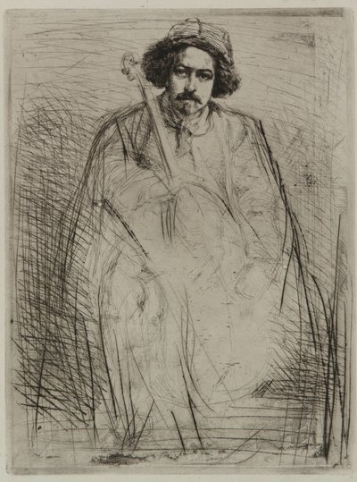 J. Becquet, Rzeźbiarz autorstwa James Abbott McNeill Whistler
