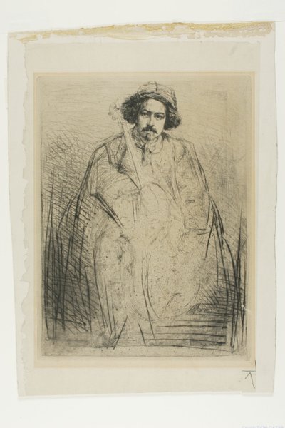J. Becquet, Rzeźbiarz autorstwa James Abbott McNeill Whistler