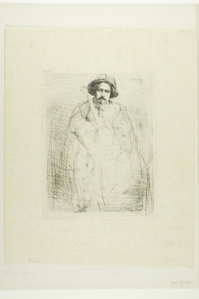 J. Becquet, Rzeźbiarz autorstwa James Abbott McNeill Whistler