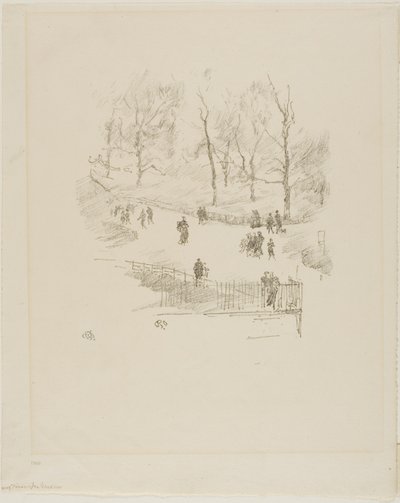ogrody Kensington autorstwa James Abbott McNeill Whistler