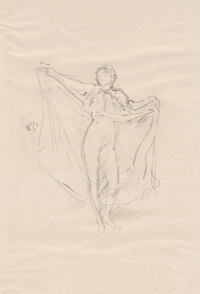 La Danseuse: Studium aktu autorstwa James McNeill Whistler